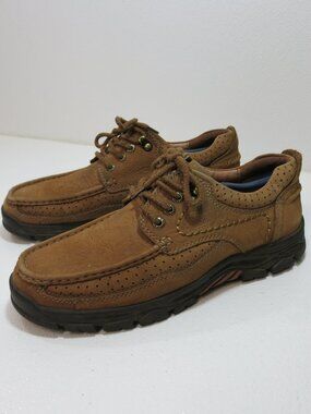Camel Crown Men's Casual Leather Comfortable Rubber Sole Shoe Size 12